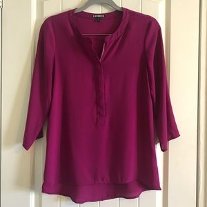 Express Fuchsia Blouse